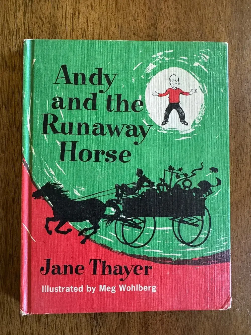 Vintage 1963 Andy and the Runaway Horse Weekly Reader Hardcover Book